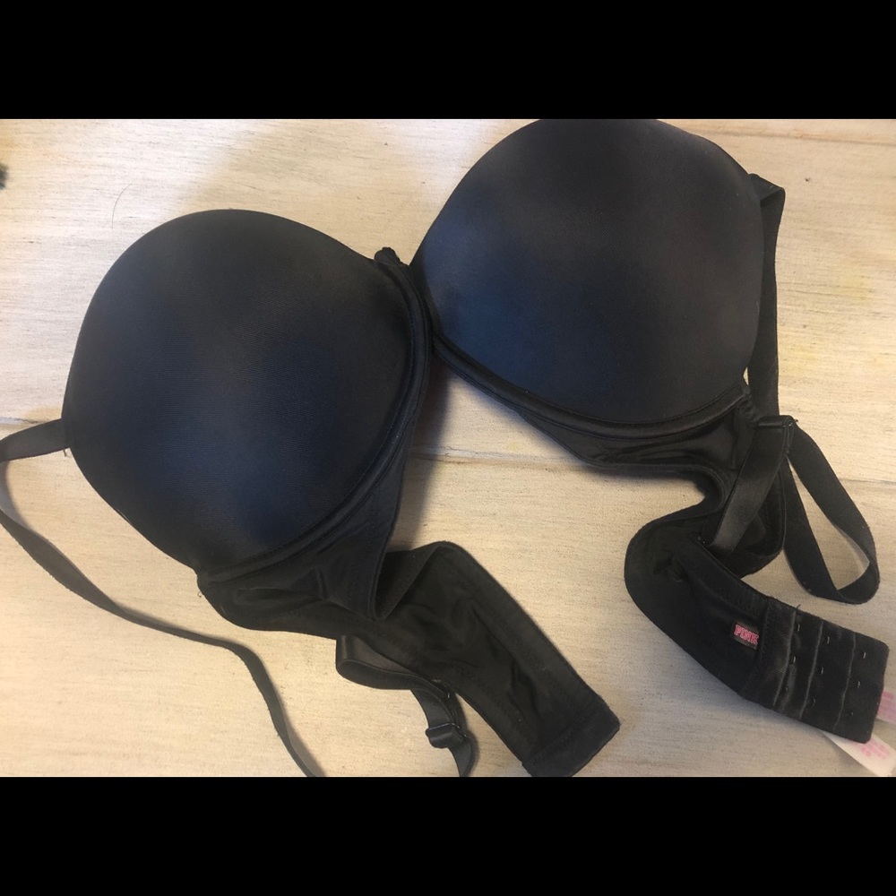 PINK black bra